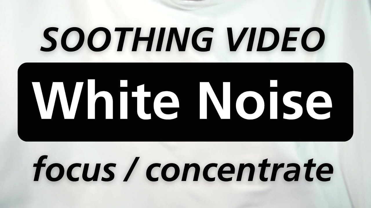 WHITE NOISE, Best Sound for Sleep, Study, and Concentration 3 hours