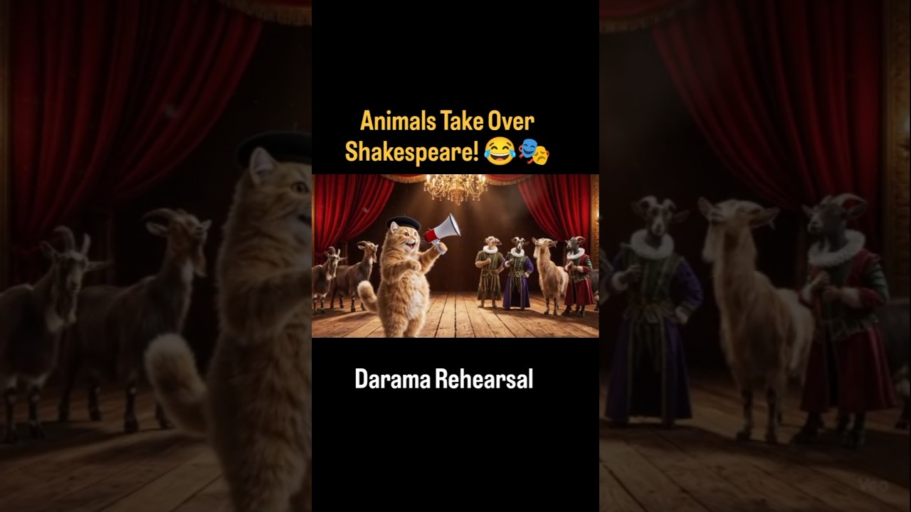Animals Take Over Shakespeare! 😂🎭 