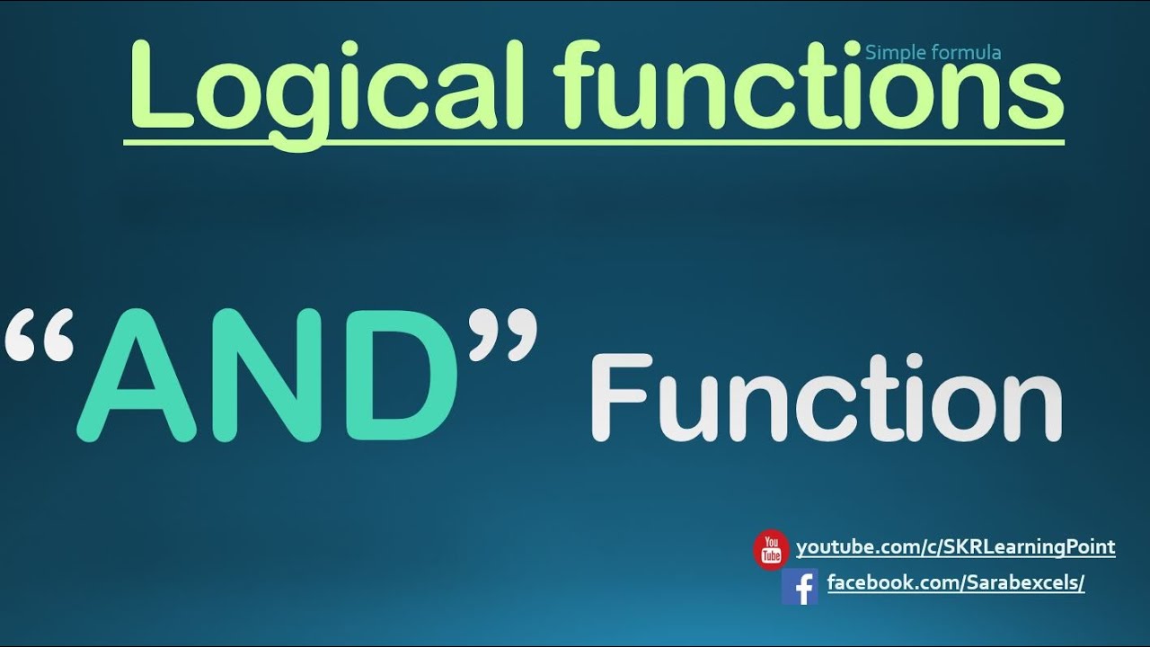 Excel in Hindi-How to use AND function Part-2 - YouTube