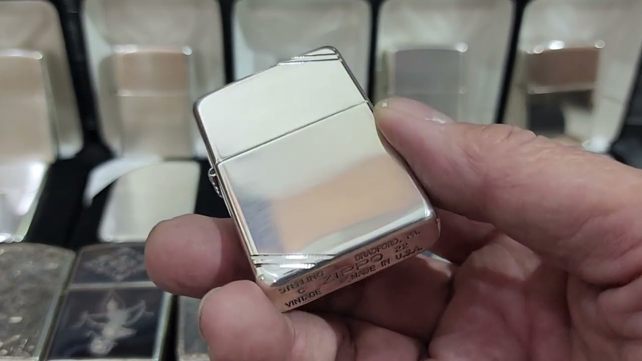 Zippo Bạc Khối Mỹ phổ thông. Clip 57
