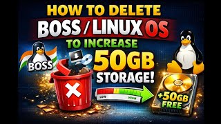 Acer Govt Laptop ⚡ How to Delete BOSS / Linux OS to Free Up 50GB Storage 💾 |@stable tech tamil