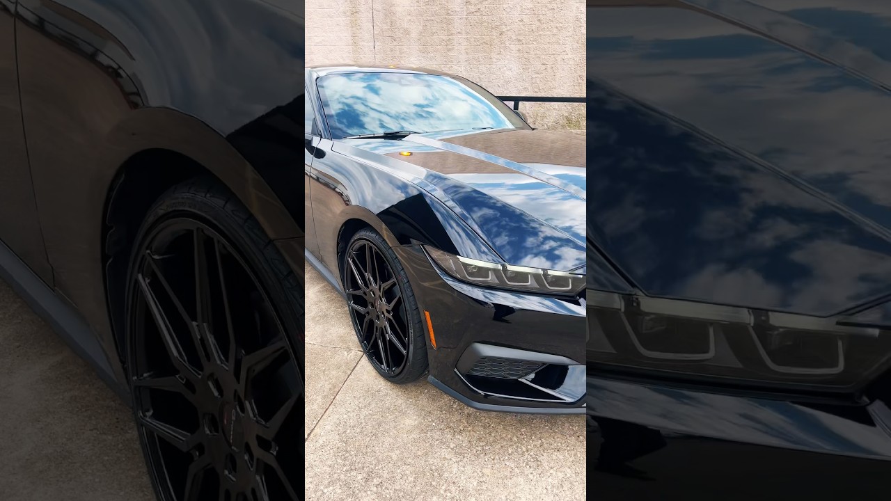 2025 Ford Mustang with 22” Wheels