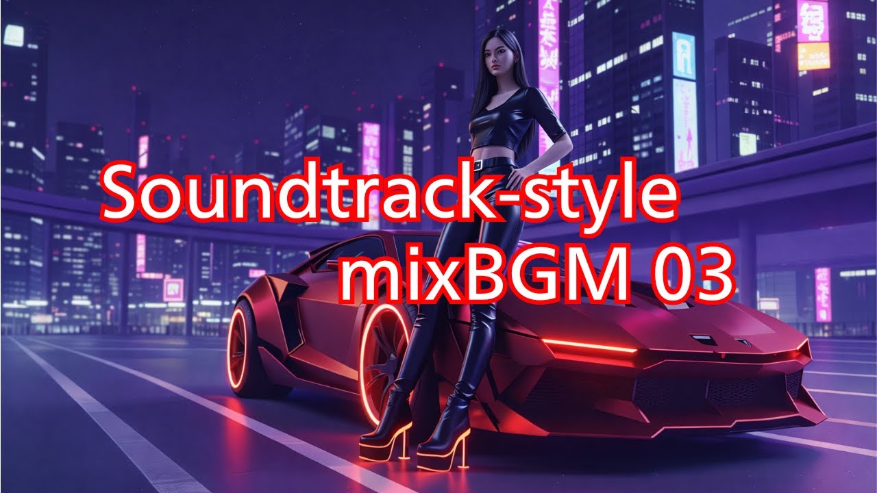 night drive music Soundtrack-style mix 03　90年代アーケードゲームを思わせる近未来ナイトドライブ サウンドトラックMIXスタイル03