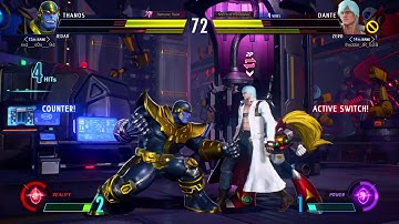 Marvel vs. Capcom Infinite: Jedah & Thanos vs. Dante & Zero