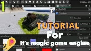 It's magic game engine tutorial 😄
