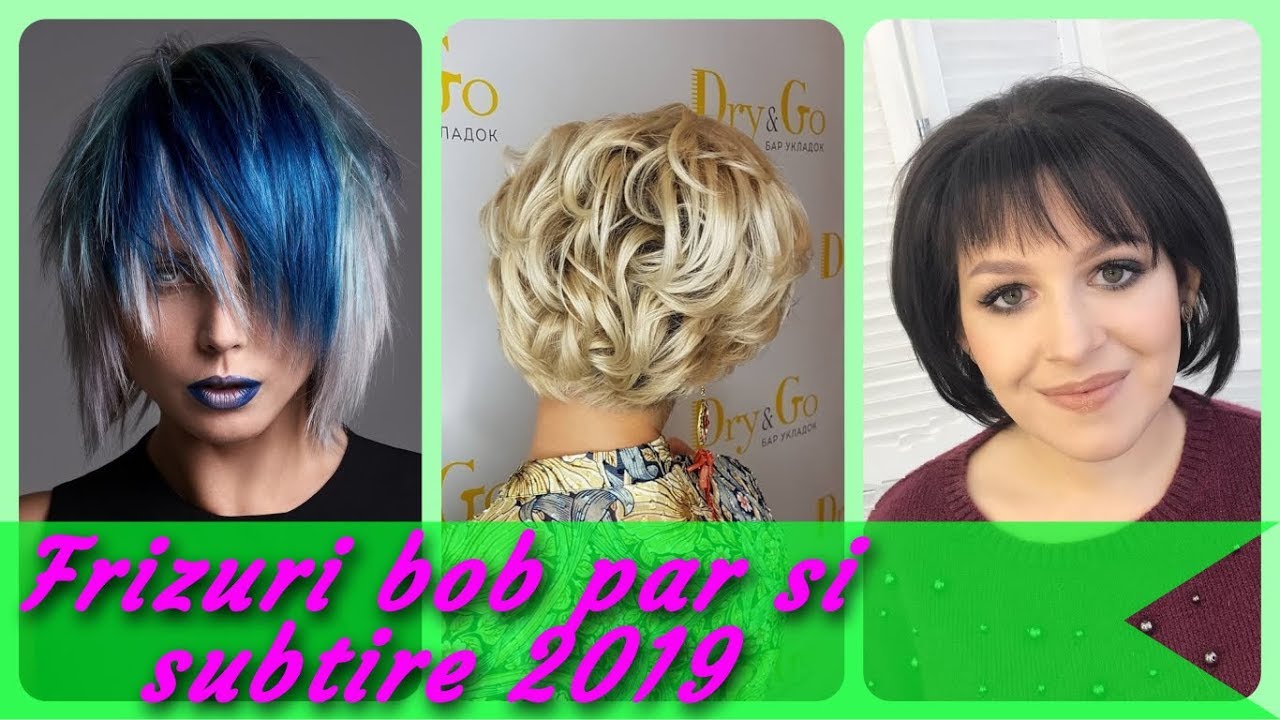 20 Modele De Frizuri Bob Par Si Subtire 2019 Youtube