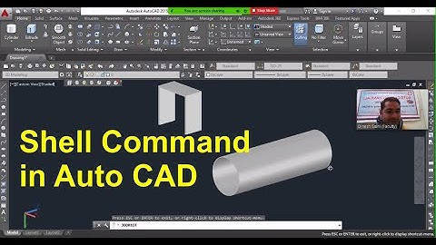 Shell Command in Auto CAD  #Shell #Dinesh_Saini_Kulhada #msme #ppdc #cad #meerut #sain #AutoCAD