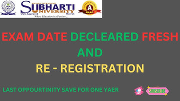 swami vivekananda subharti university meerut exam date declared 2024 dec || svsu meerut ||