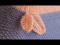 Листики крючком 🍃 Crochet leaves