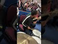 Drummer goes crazy in church   a must watch crazydrummer drummer churc.rummer shorts drums