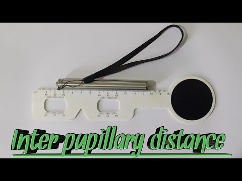 Inter pupillary distance measurement #optometry #optician - YouTube