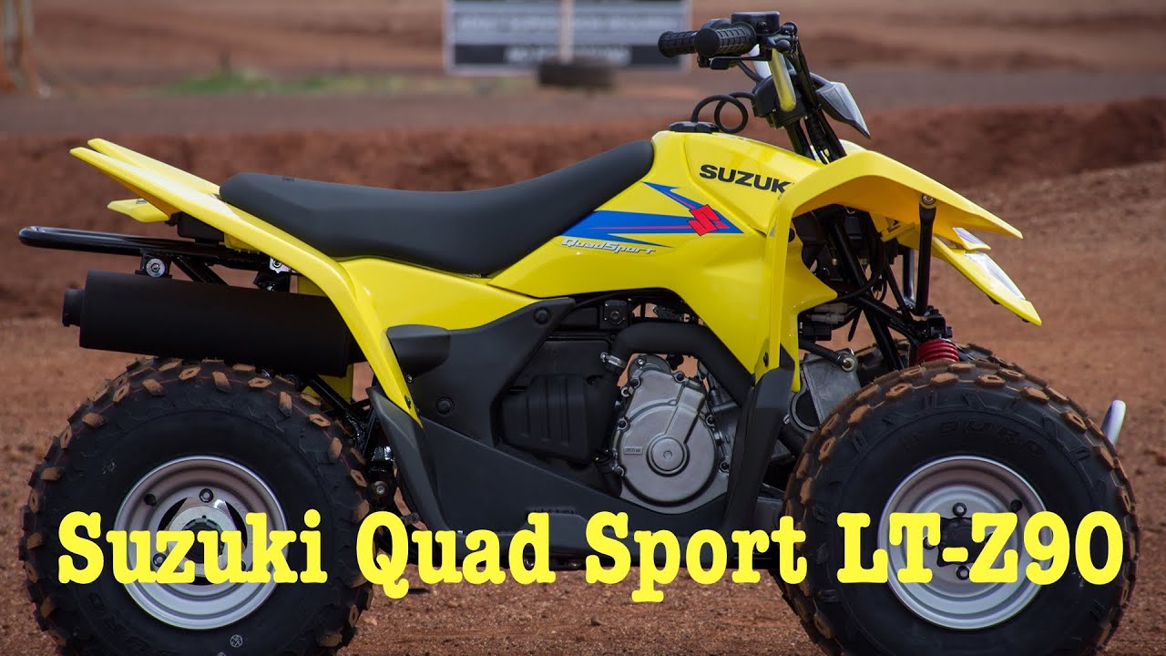 We drive a Suzuki Quad Sport LT-Z90 in the forest