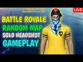 Battle Royale Random Map | Solo Headshot Gameplay Trick Free Fire Max