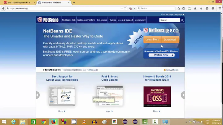 Download and Install NetBeans IDE on Windows 8 / Windows 8.1