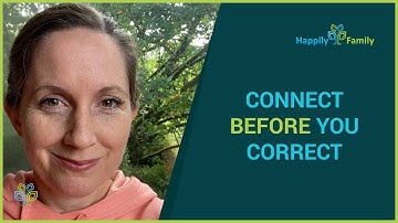 Connect before you correct