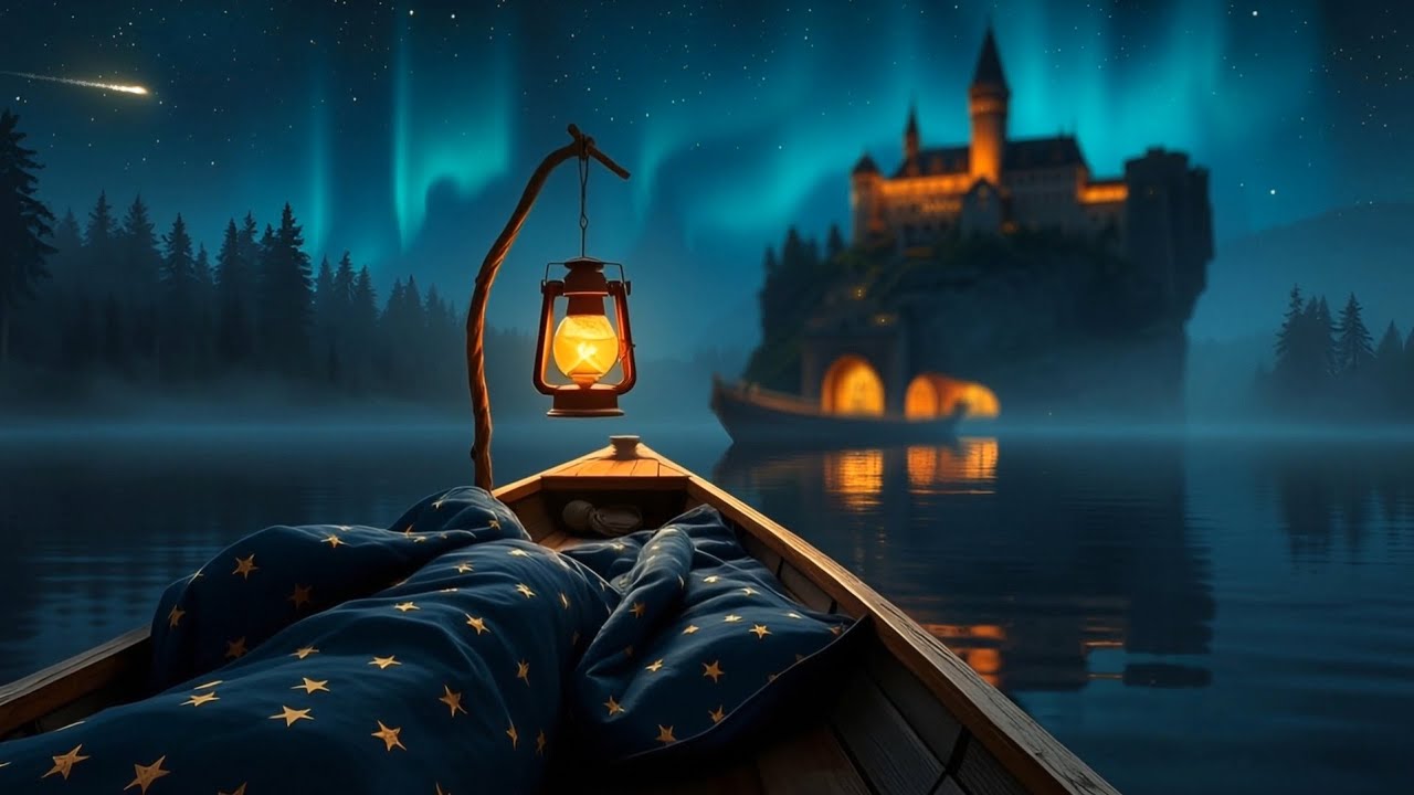 Cozy Fantasy Lake Ambient  | 4 Hours of Gentle Water & Relaxing Music