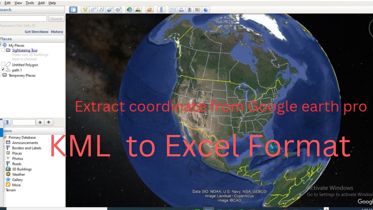 How To Extract Coordinates from Google Earth Pro - YouTube