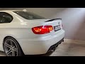 BMW E92 335i N55 M Performance exhaust and downpipe #n55 #coldstart #loud #warmup #stenlicar #335