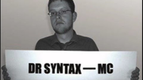 DR SYNTAX - subcultures