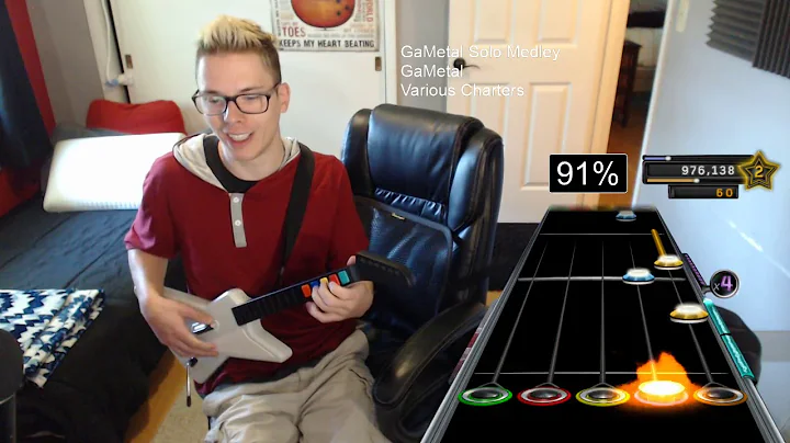 Clone Hero - An Insane 45 Minute Song (GaMetal Solo Medley)
