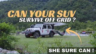 Inside Our Thar Roxx Off-Grid Overlanding Setup — Complete Hindi Walkthrough | Motorhome Adventures