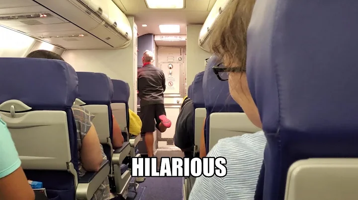 Il miglior assistente di volo mai visto! Non perdere questo video divertentissimo!