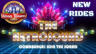 Alton Towers Announce The Retro Squad! NEW Pop Up Rides For 2021