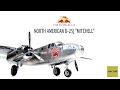 NORTH AMERICA B-25J &quot;MITCHELL&quot; - THE FLYING BULLS - MODEL KIT REVELL - 1/48 - AIRCRAFT.