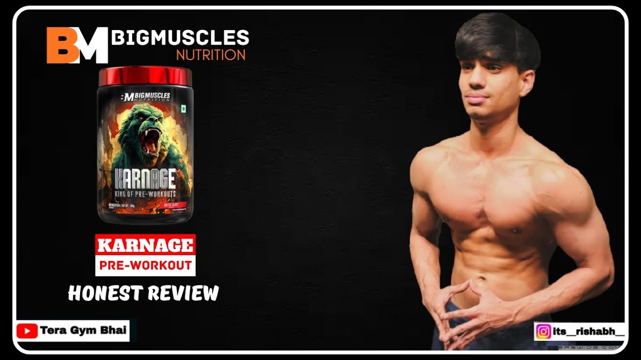 Big muscle karnage pre workout honest review 