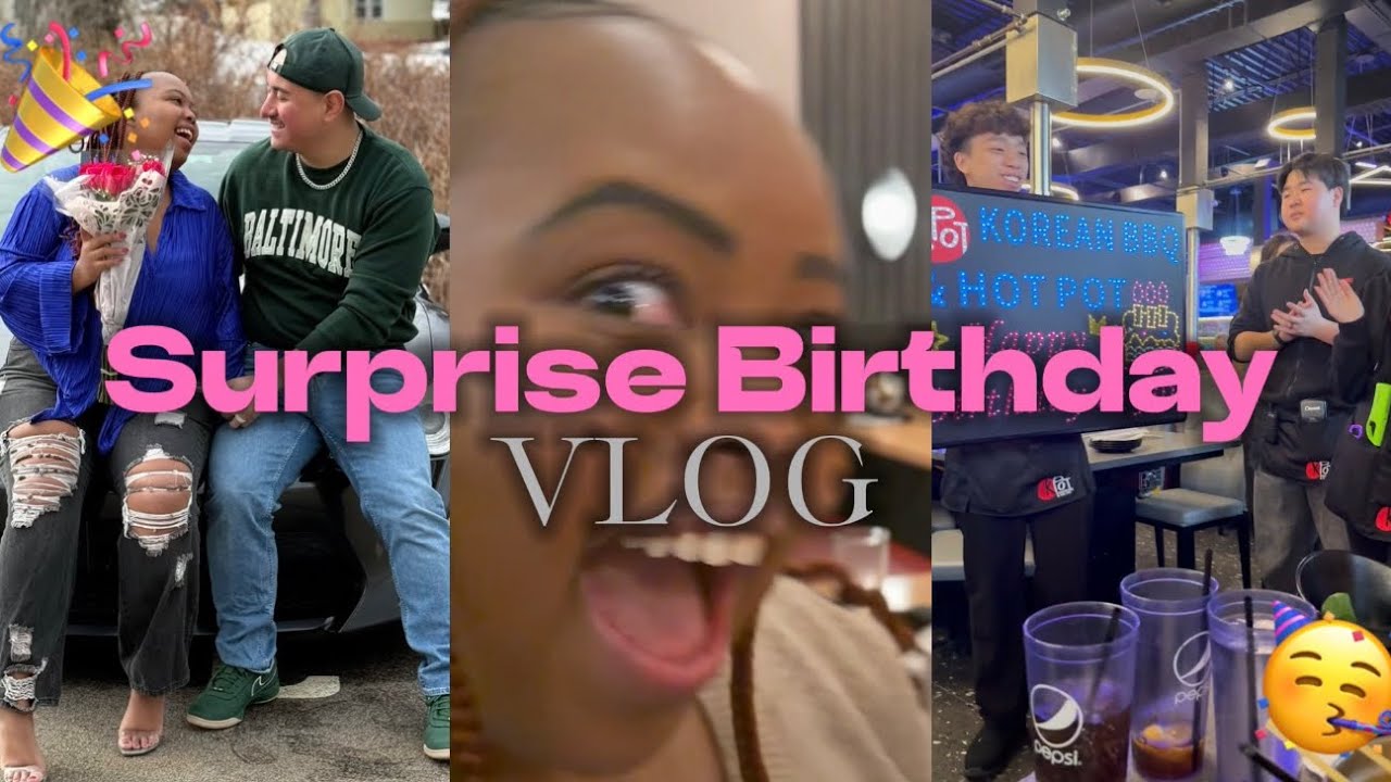 🥳🤭Surprise Birthday Dinner: I CRIED🥹He Planned 2 Surpises For My Birthday 