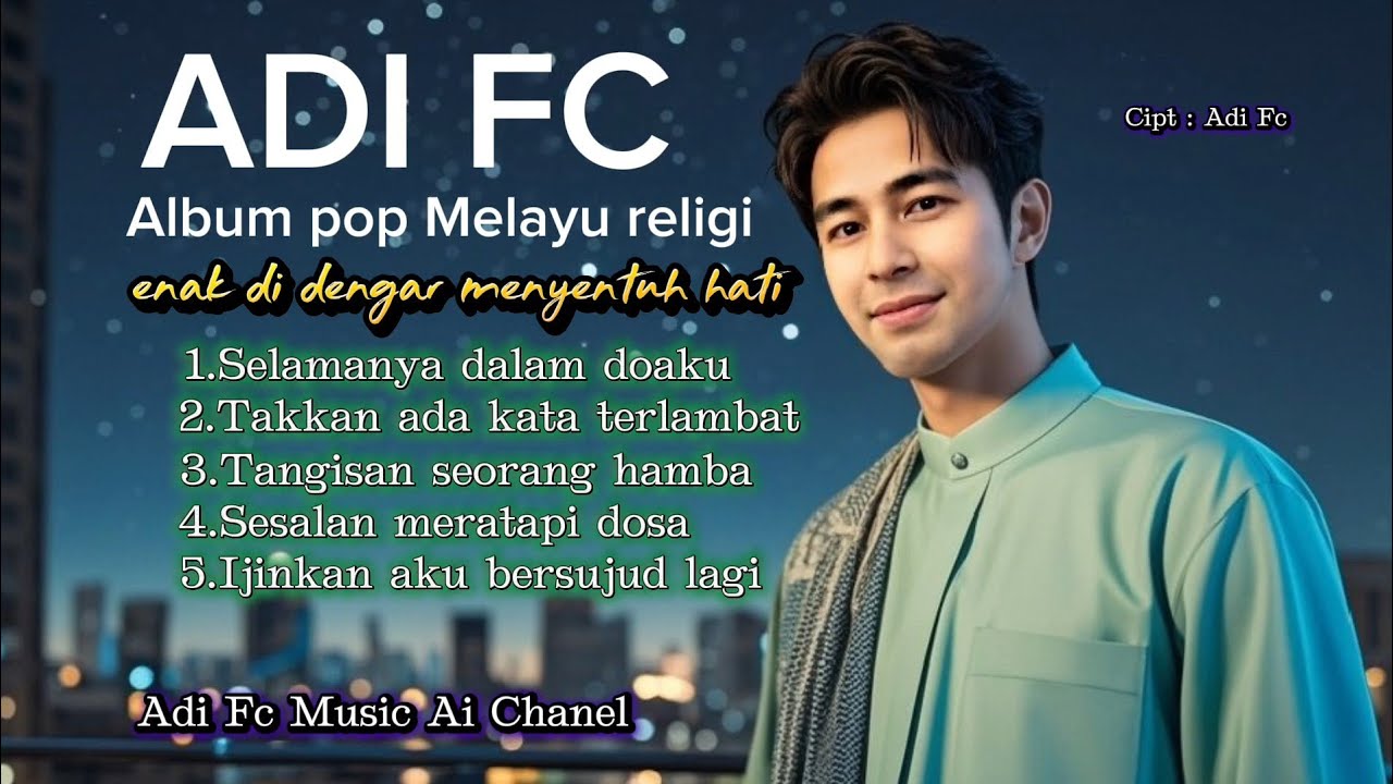 ALBUM POP MELAYU RELIGI ISLAMI,BY ADI FC,Syahdu,enak di dengar dan sangat menyentuh hati 