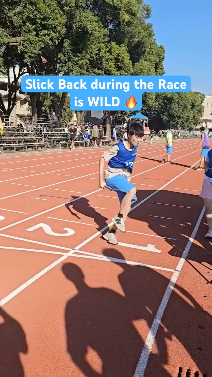 He hit the Slick Back during his race ?? #shorts