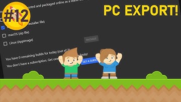 GDevelop 5 Platformer Tutorial #12 | Exporting to PC
