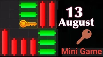 Key 25! 13 August How to Solve Mini Game PUZZLE in Hamster Kombat (100% SOLVED!)