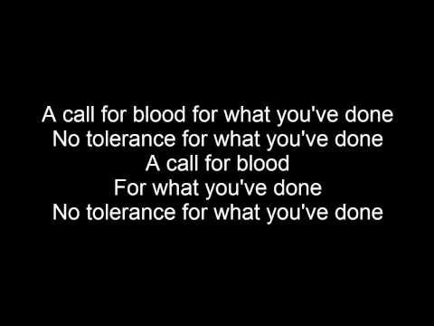(LYRICS) Hatebreed - A Call For Blood