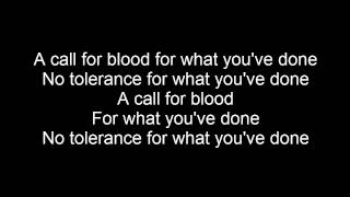 Video thumbnail of "(LYRICS) Hatebreed - A Call For Blood"