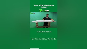 how thick should your tail be?