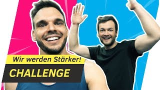 Handstand Liegestütze und Klimmzüge - CHALLENGE HALBZEIT | Andiletics