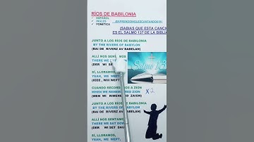Thumbnail of APRENDE LA TRADUCCIÓN Y FONETICA EN INGLES DE LA CANCIÓN RÍOS DE BABILONIA #riversofbabylon #fonetic