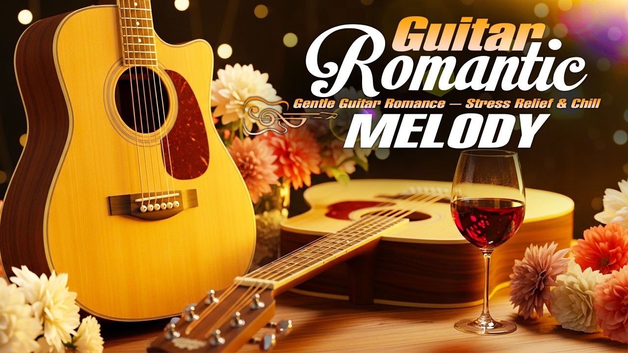 Romantic Guitar Music 🎸 Gentle Guitar Romance Melody | Relaxing, Stress Relief & Chill