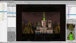 Super Catboy [Devlog] - Mansion Parallax Test in Tiled