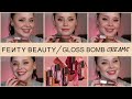 NEW FENTY BEAUTY GLOSS BOMB CREAMS | Lip Swatches, Arm Swatches, Review, and Possible Dupes?