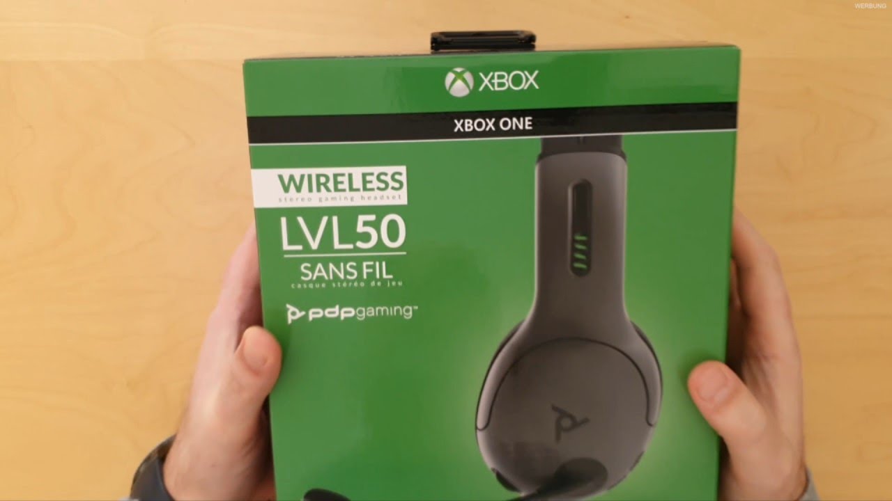 PDP Gaming LVL50 Wireless Headset für Xbox One und Windows 10 Unboxing und Handson deutsch