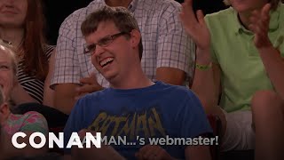 Audience Member Theme Songs: Batman’s Webmaster Edition | CONAN on TBS