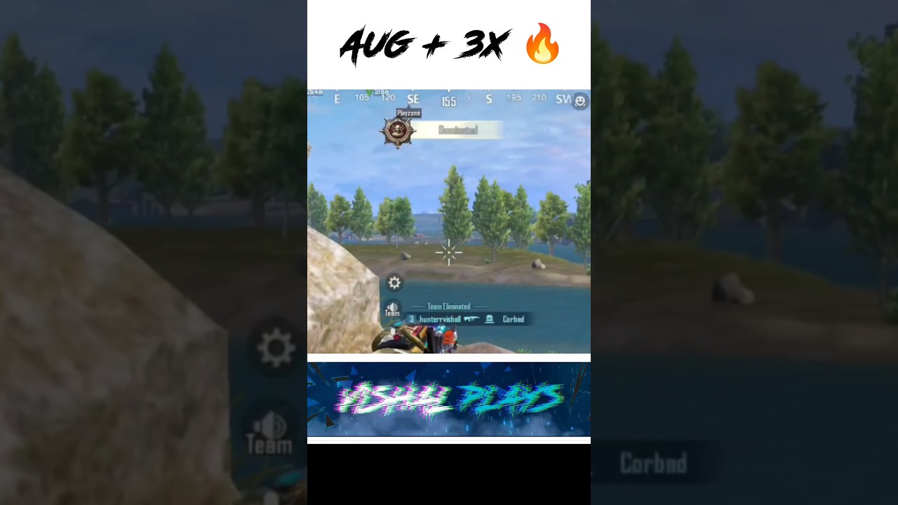 AUG + 3X = Enemy Delete 😱🔥 | BGMI Shorts 