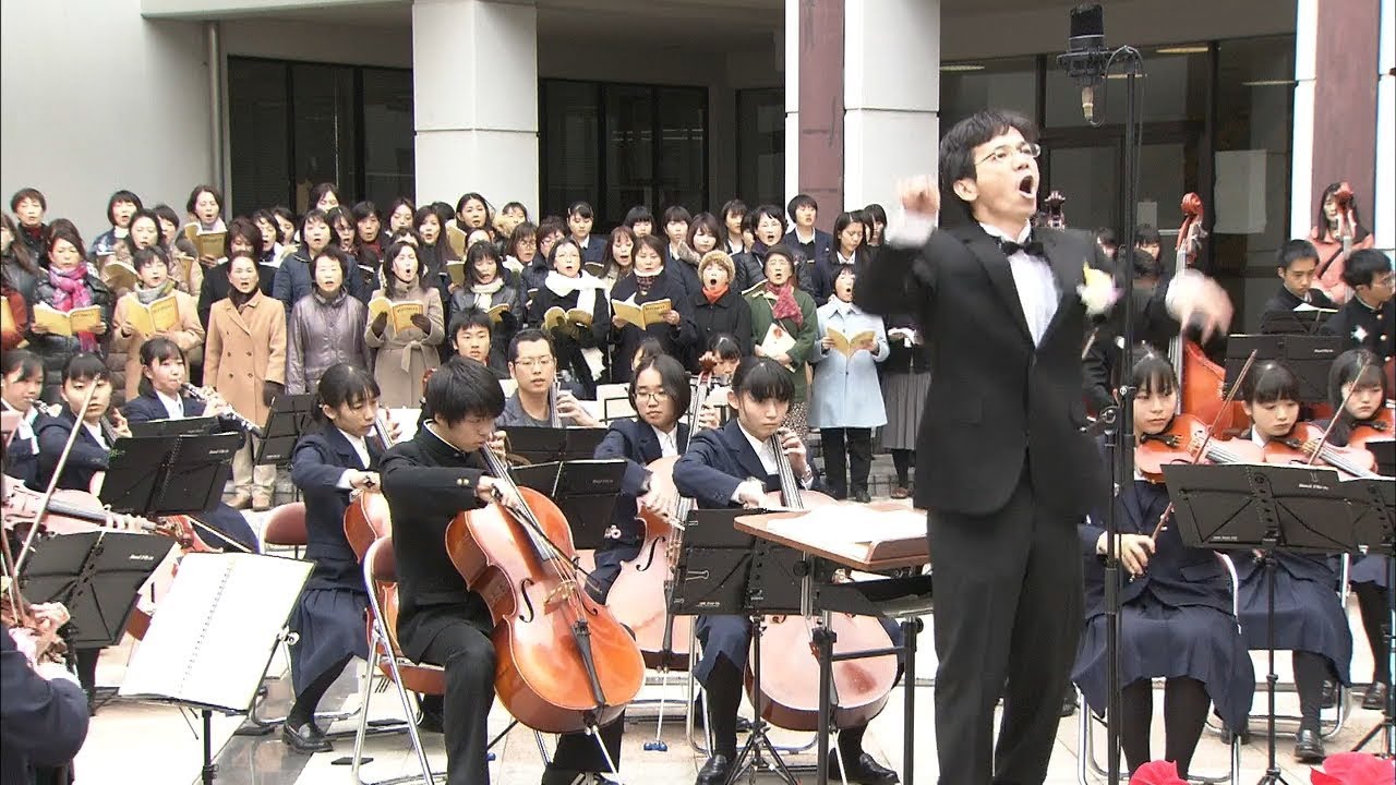 響き渡る2000人の歌声！高松高校で恒例「第九」の演奏会　香川