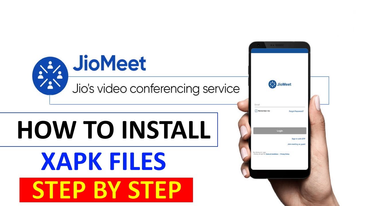 JioMeet | How to Install JioMeet Apps| XAPK Files Installation
