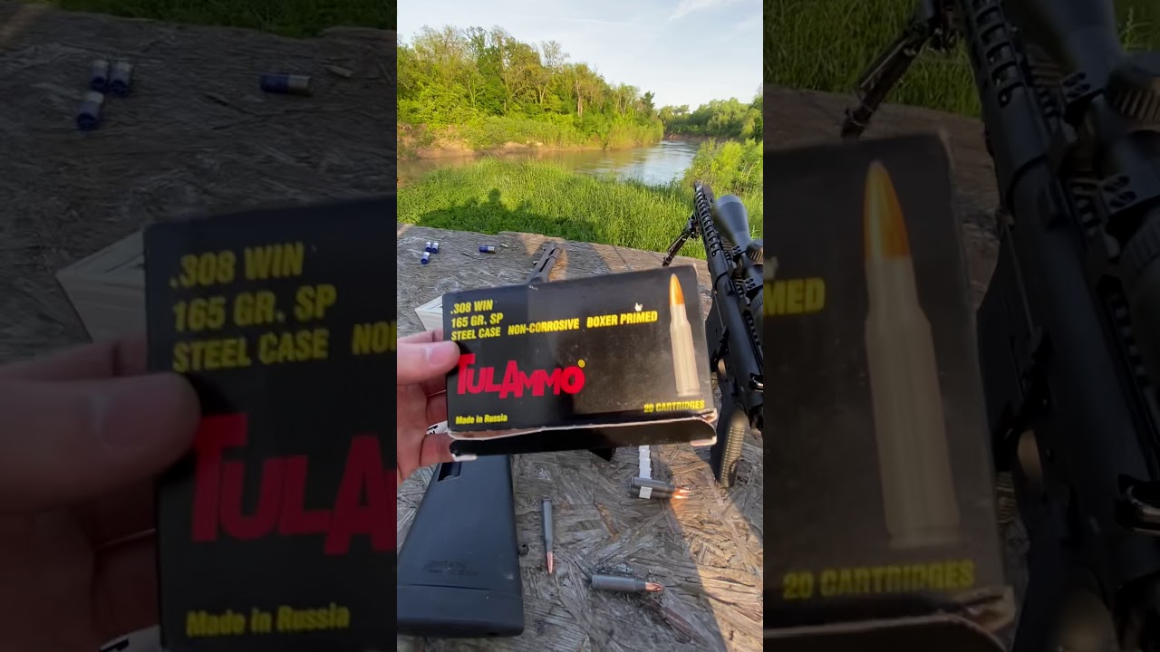 Tula .308 165 grain SP at 500 Yards.