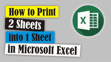 How to Print 2 Sheets into 1 Sheet in Microsoft Excel #140