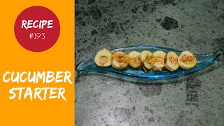 Cucumber Starter Recipe In Hindi | कुकुम्बर स्टार्टर बनाने की रेसिपी हिंदी में | स्टार्टर रेसिपी |